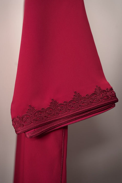 Elegant Moroccan Two-Piece Jalabiya