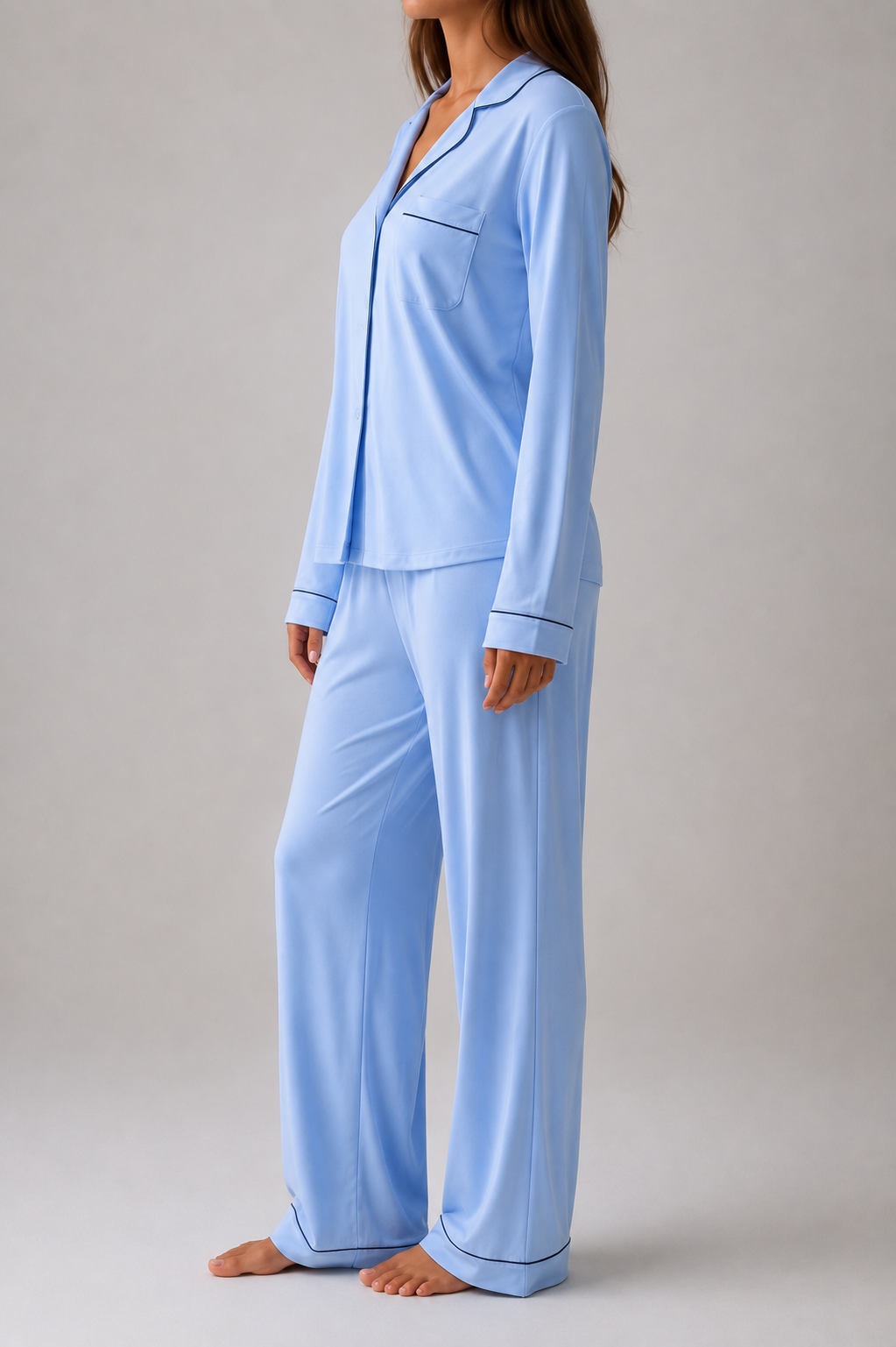 OZYA Cloud Blue Modal Pajama Set