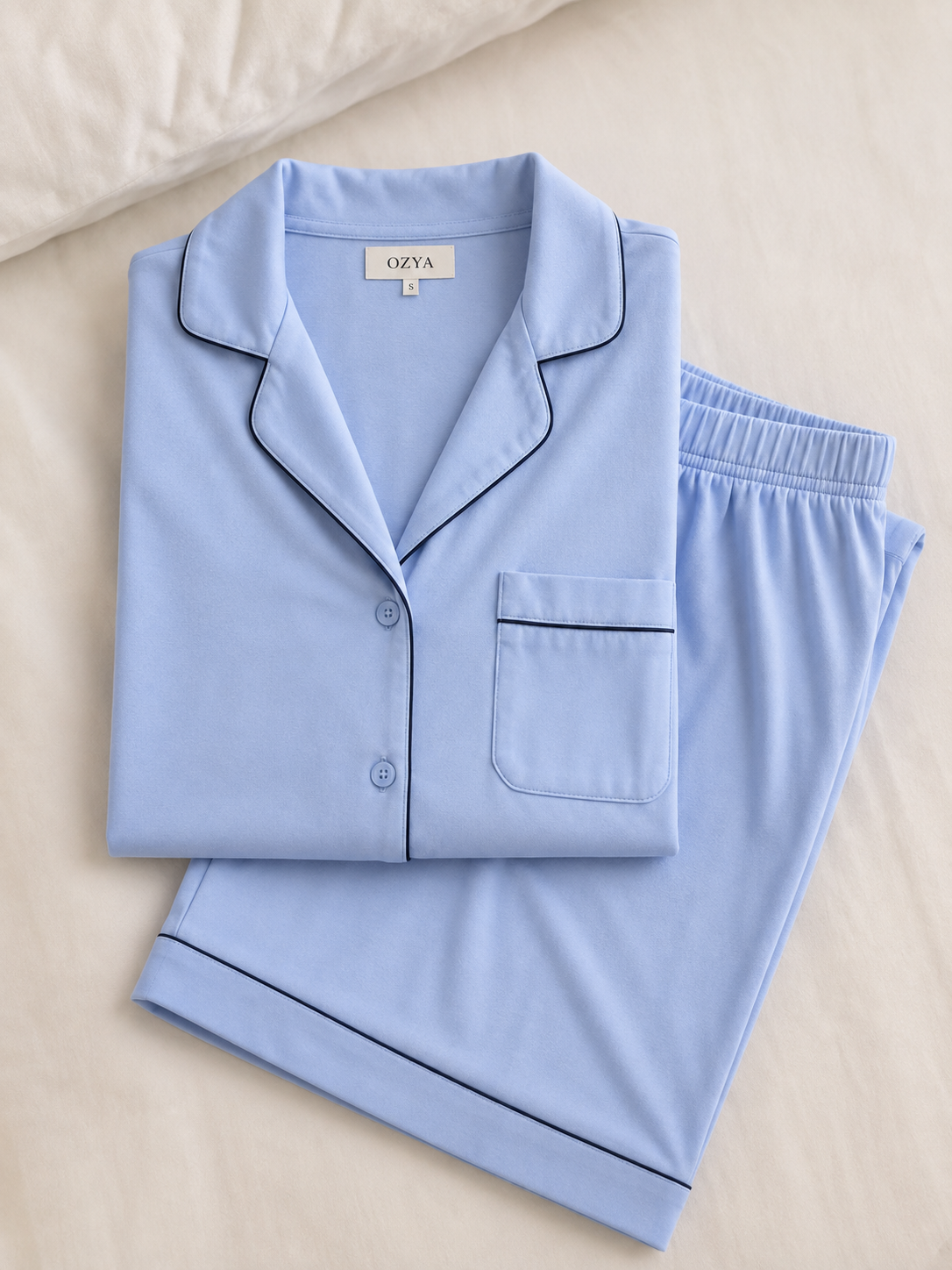 OZYA Cloud Blue Modal Pajama Set